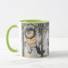 Taza Cosas Salvajes y Max Columpiándose de los Árboles