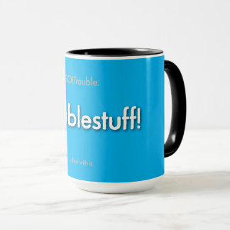 Taza ¡cosasproblemáticas! - en azul