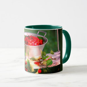 Taza Cosecha de la cereza, jardín Rosalinde de la