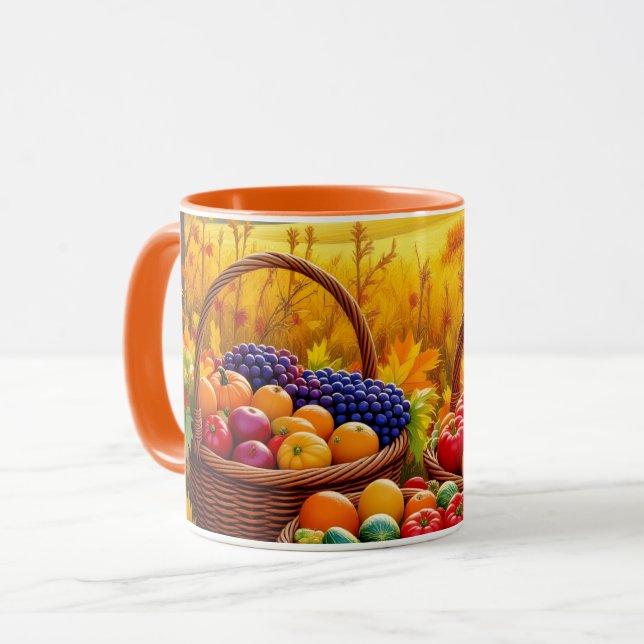 Taza Cosecha de otoño dorada (Anverso izquierdo)