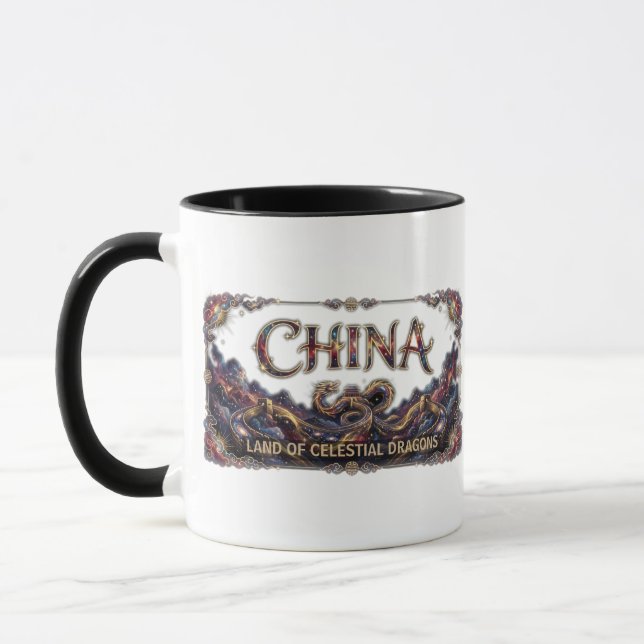 Taza Cosmic China Dragon Great Wall (Izquierda)