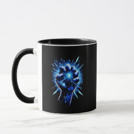 Taza Cosmic Tension | Futuristic Energy Grip Art