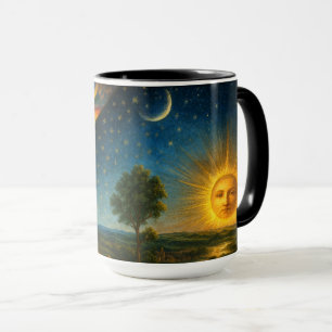 Taza Cosmos Celeste Derivado del Grabado de Flammarion