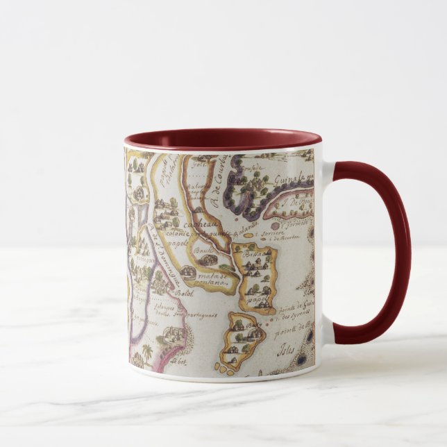 Taza Costa de África y del río Gambia el | 1622 (Derecha)
