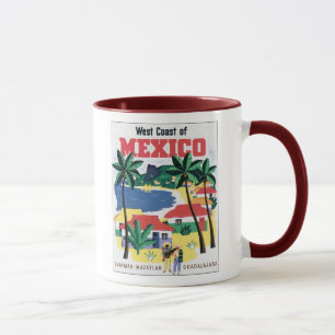 Taza Costa Oeste de México Guaymas, Mazatlan, Guadalaj