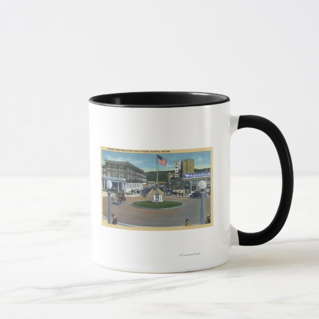 Taza Costa, Oregón - Broadway desde el final del sender (Derecha)