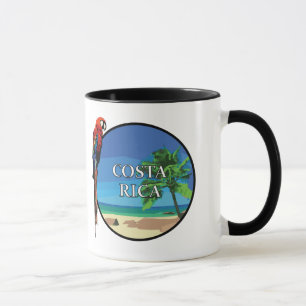 Taza Costa Rica - Black 11 oz Ringer Mug