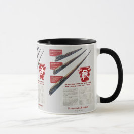 Taza Costes del tren de ferrocarril de Pennsylvania