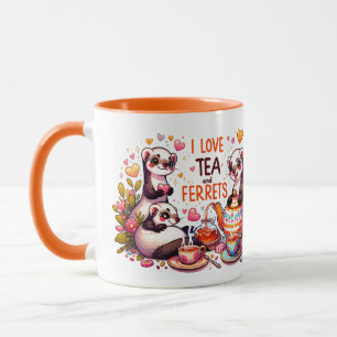 Taza Cosy Ferret Tea Time