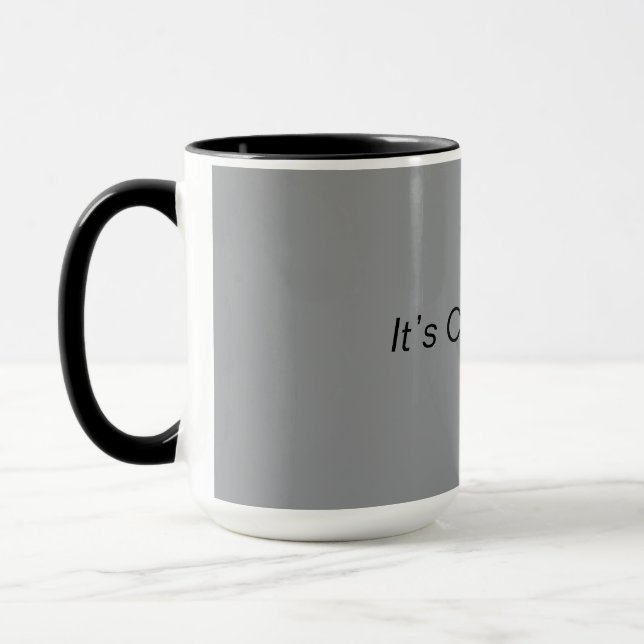 Taza Cosy Sips Coffee Mug - Edición Gris (Izquierda)