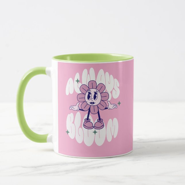 Taza Cota de dibujos animados de girasol  (Izquierda)