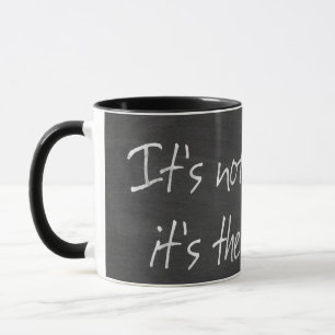 Taza Cotización de la vejez en la pizarra