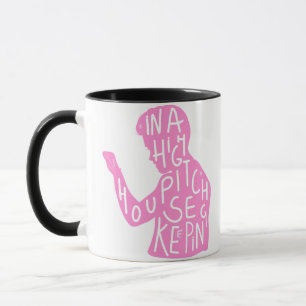 Taza cotización de mantenimiento del hogar de silueta d