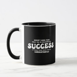 Taza Cotizaciones Motivacionales La consistencia crea é