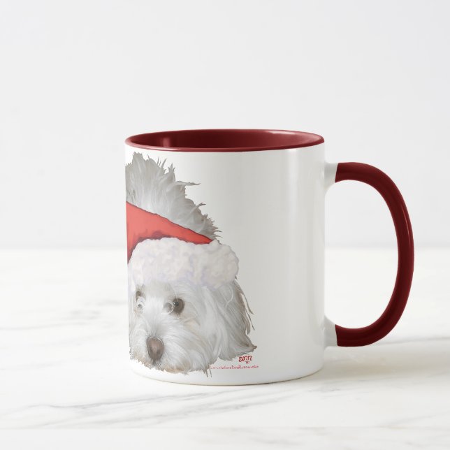 Taza Coton de Tulear - Esperando (Derecha)