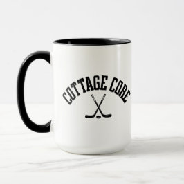 Taza Cottage Core hockey heated rivalry mug