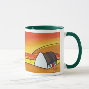 Taza Cottage irlandés en Sunset Mug