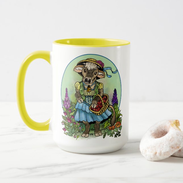 Taza Cottagecore Cowgirl (Con donut)