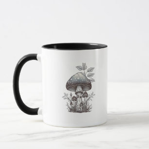 Taza Cottagecore Hongo Goblincore Estética  Hongo