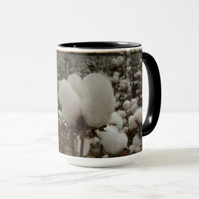 Taza Cotton Boll Sunset (Anverso derecho)