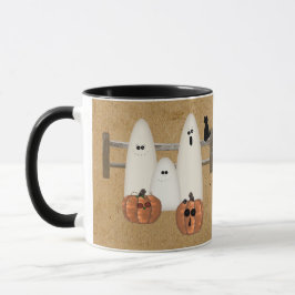 Taza Country Ghosts Halloween Mug