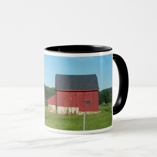 Taza Country Life Red Barn Coffee Mug (Anverso derecho)
