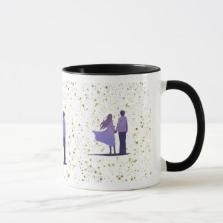 Taza Couple Gold Stars