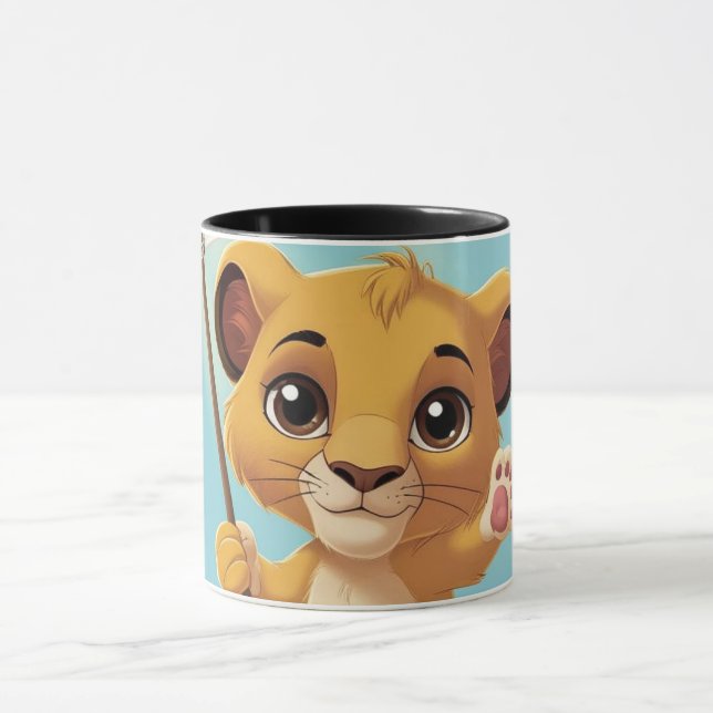 Taza Courageous Little Dog with a Bandage (Centro)