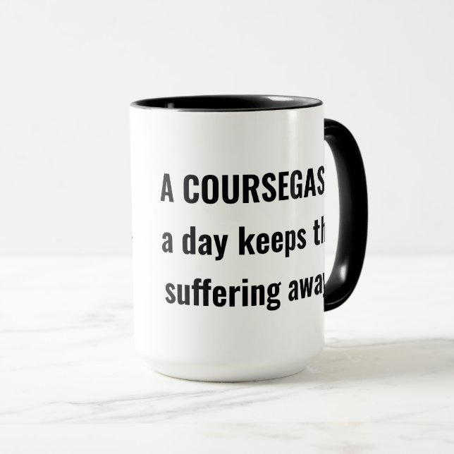 Taza "Coursegasm" Mug (Anverso derecho)