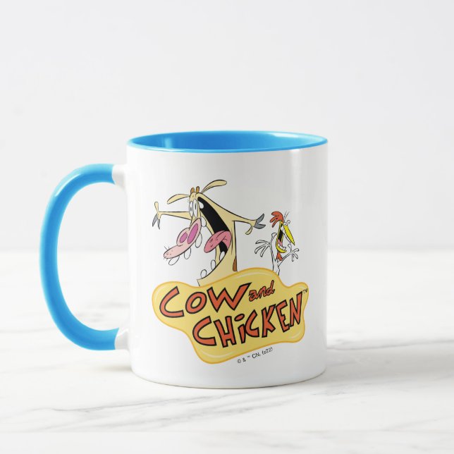 Taza Cow and Chicken Logo Graphic (Izquierda)