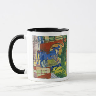 Taza Cow azul, 1914 (tempera en el papel)