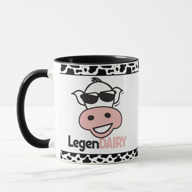 Taza Cow Pun Mug divertido (Izquierda)