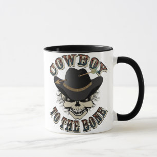 Taza Cowboy Skull