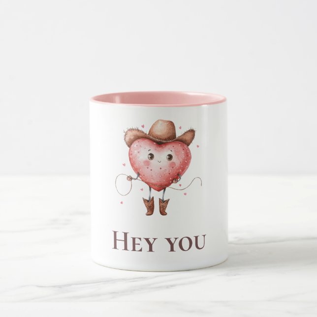 Taza Cowgirl Heart Hey You Citate (Centro)