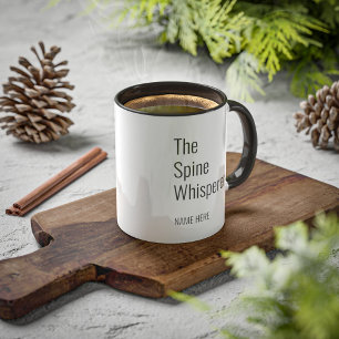 Taza Coworker Retirado Nombre Spine Whisperer Chiroprac