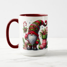 Taza Cozy Christmas Gnome Art – Festive Holiday