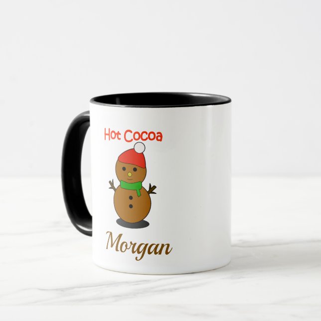 Taza Cozy Christmas Mug – Hot Cocoa Holiday Gift  (Anverso izquierdo)