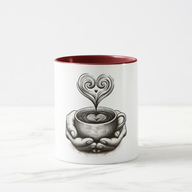 ☕ Taza Cozy Hands & Heart ☕ (Centro)