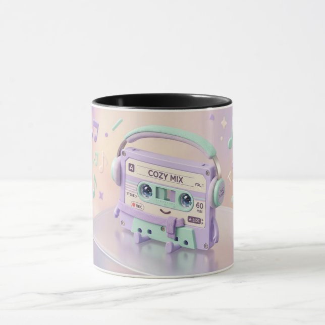 Taza Cozy Mix Mug 🎧☕ (Centro)