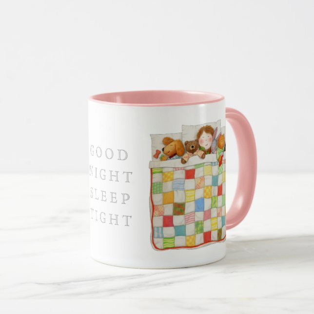 Taza COZY QUILT Combinación Rosa (Anverso derecho)