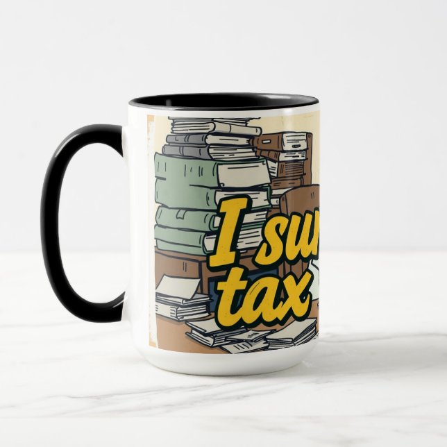 Taza CPA Tax Season Survival Coffee Loading (Izquierda)