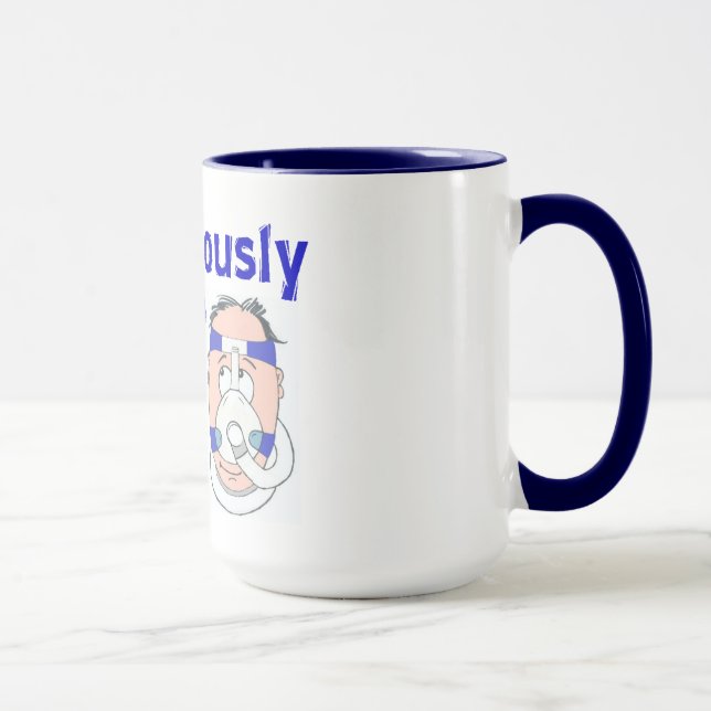 Taza CPAP = continuamente positivo y orgulloso (Derecha)
