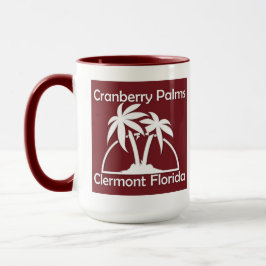 Taza Cranberry Palms Coffee Mug