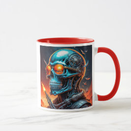 Taza Crâne cybernétique en fusion.