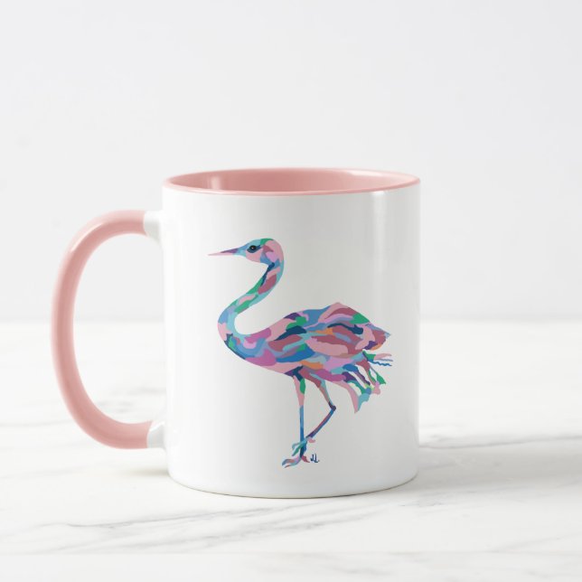 Taza Crane Watercolor Coffee Mug (Izquierda)