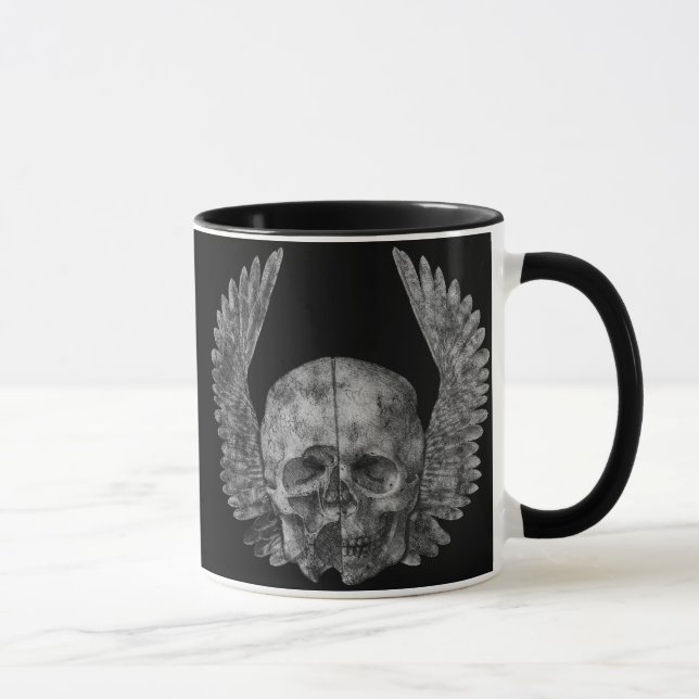 Taza Cráneo con alas (Derecha)