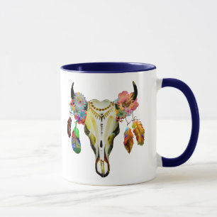 Taza Cráneo de animales nativos de Estados Unidos