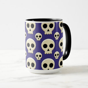 Taza Cráneo de Gótico Cute Kawaii