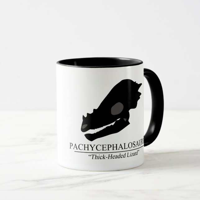 Taza Cráneo de Pachycephalosaurus (Anverso derecho)