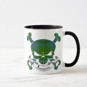 Taza Cráneo del tartán de Johnston